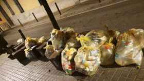 Basuras acumuladas en el barrio de Sant Andreu, en Barcelona / CG