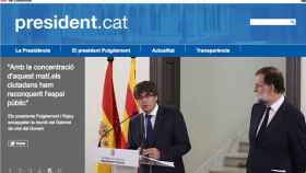 La nueva web que ha abierto Puigdemont desde Bruselas / CG