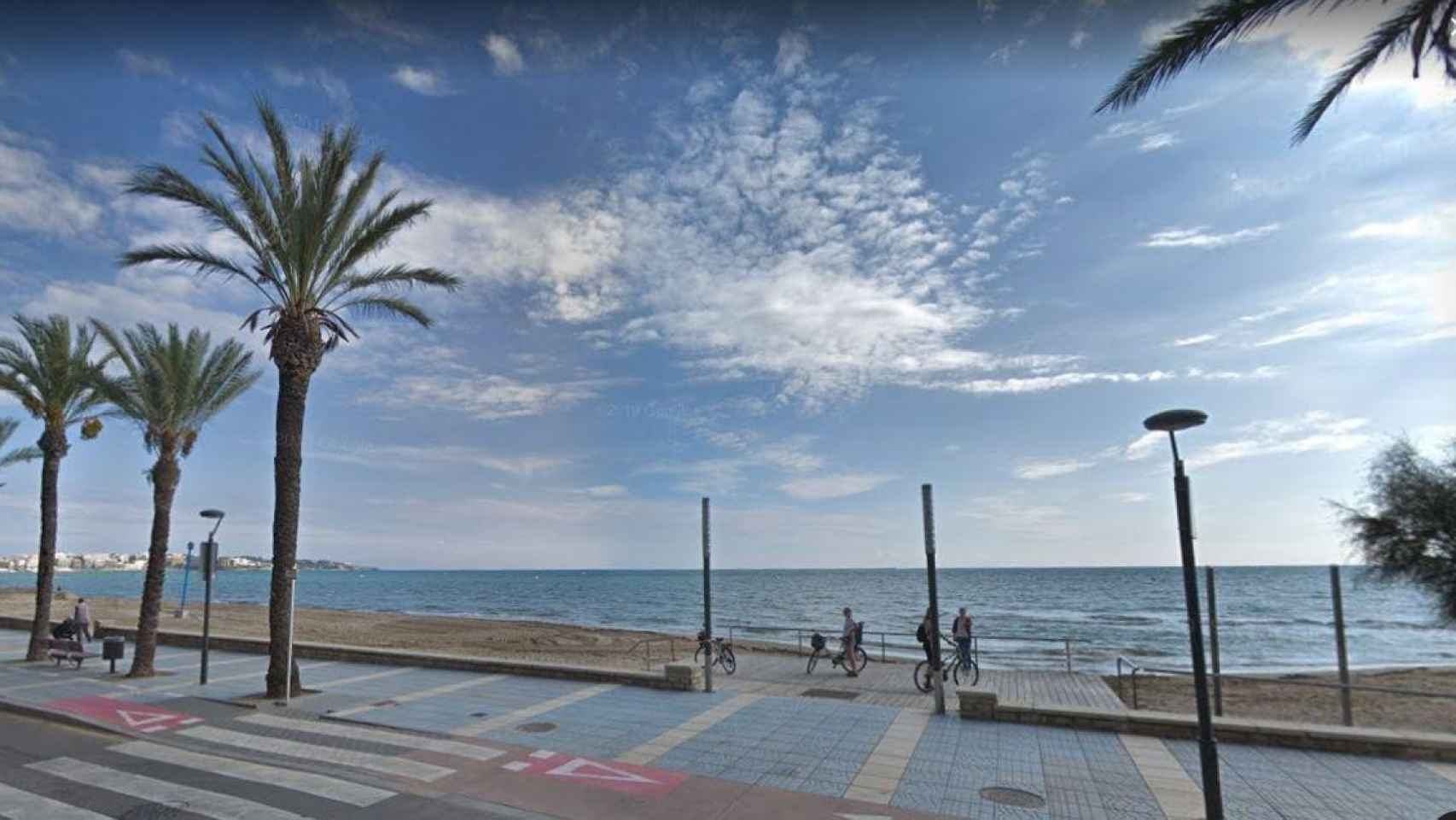 La playa de Ponent de Salou (Tarragona)