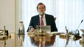 El presidente del gobierno, Mariano Rajoy, ha convocado el pacto antiterrorista tras el atentado de Barcelona y Cambrils / EFE