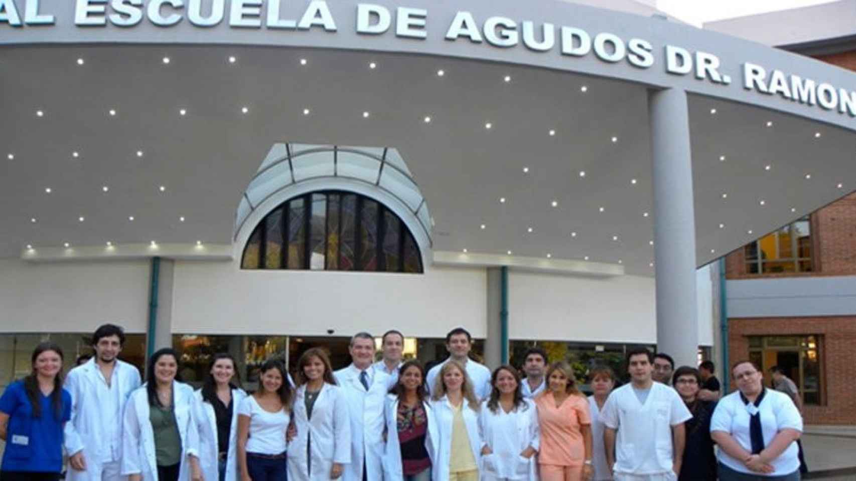 Parte del equipo del hospital argentino Ramon Madariaga dedicado a los cuidados paliativos.
