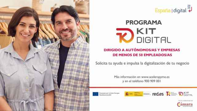 Cartel promocional del Programa Kit Digital / RED.ES