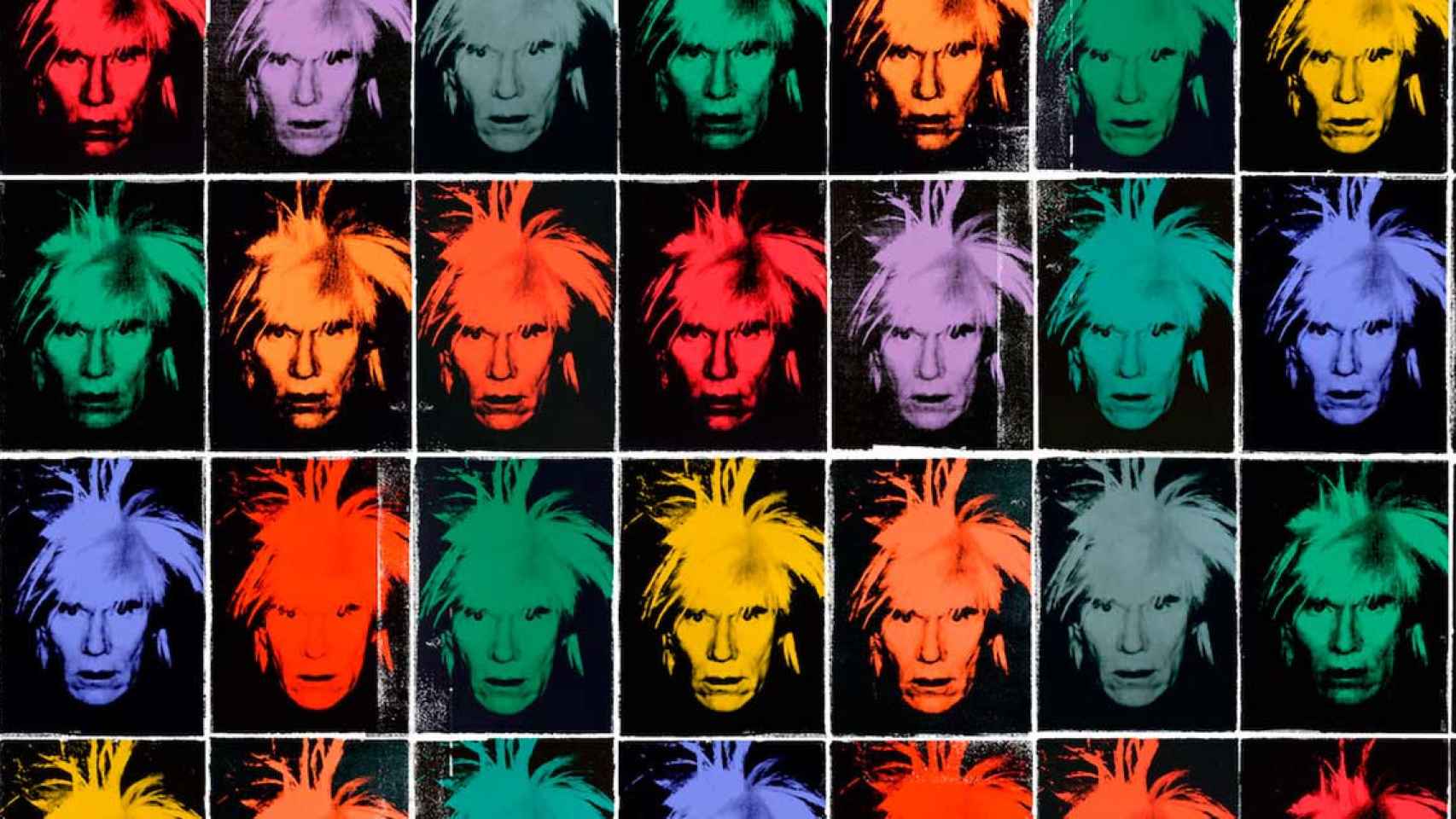Imágenes de Andy Warhol, reflejado en la miniserie 'Los diarios de Andy Warhol' / NETFLIX