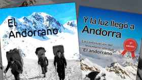 Portadas de los libros de Joaquin Abad, 'El Andorrano' y 'Y la luz llegó a Andorra' / CG