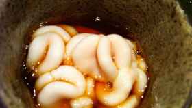 Shirako japonés o fluido seminal de animales marinos, uno de los alimentos más raros / FLICKR -  Chris Chen