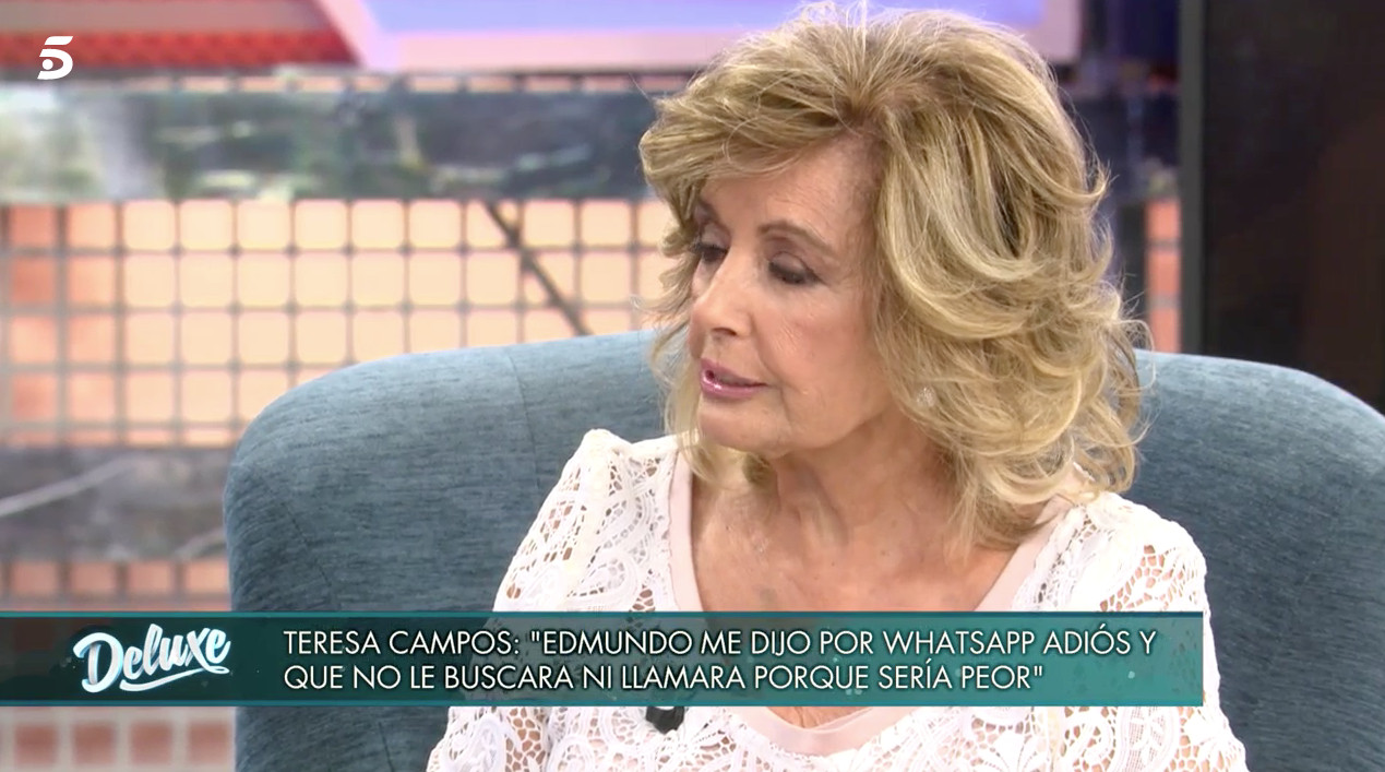 María Teresa Campos cuenta su gran drama personal en 'Sábado Deluxe' / MEDIASET