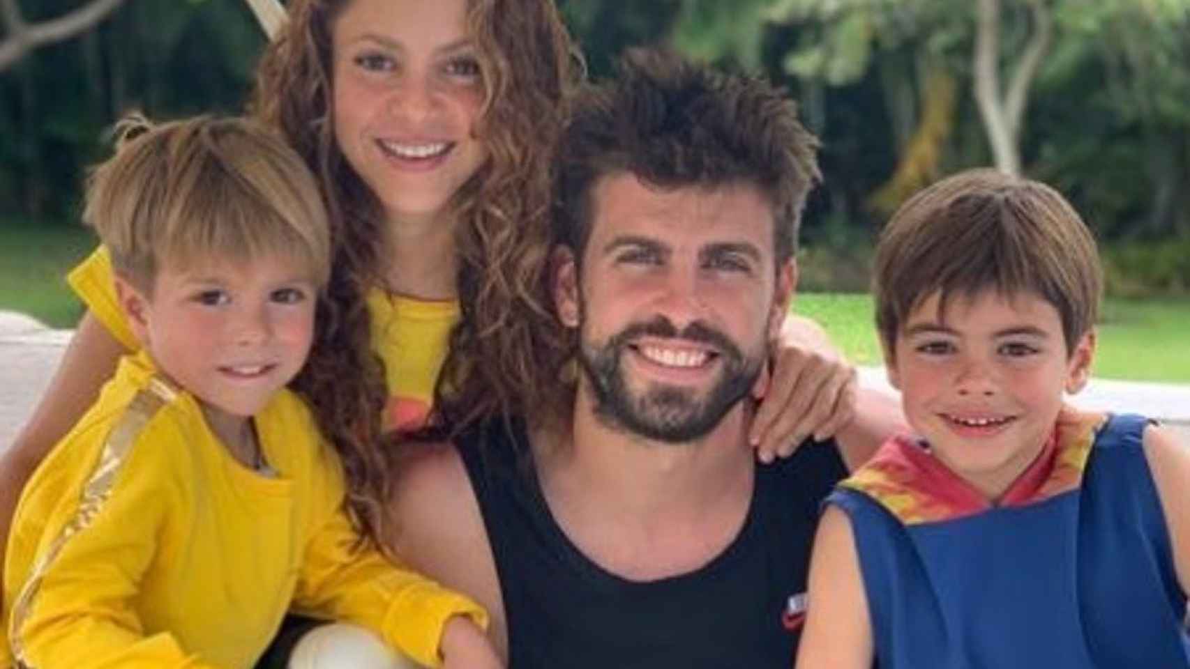 Gerard Piqué y Shakira de vacaciones en Las Bahamas junto a sus hijos / INSTAGRAM