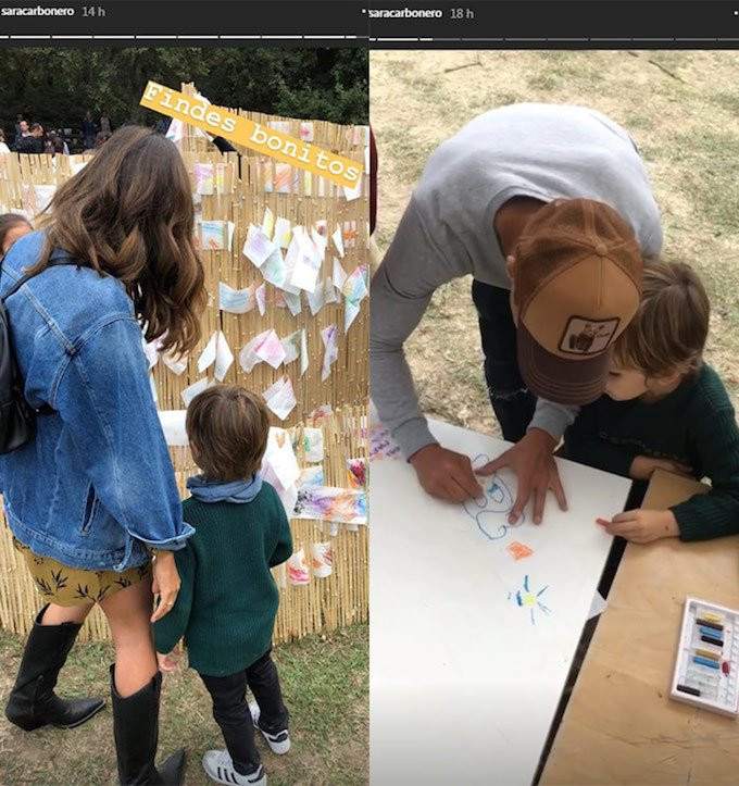 Sara Carbonero e Iker Casillas pasan una tarde junto a sus hijos en la Fiesta del Otoño / Instagram