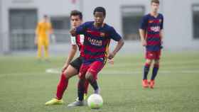 Ansu Fati, jugando con las categorías inferiores del Barça | FCB