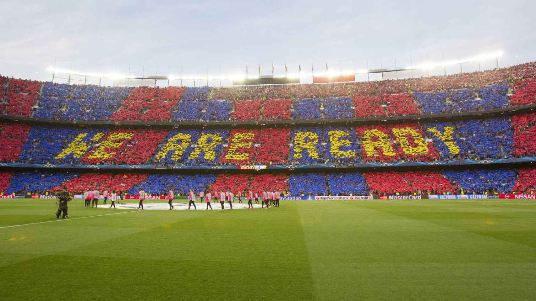 Un mosaico del Barça en el Camp Nou / FC Barcelona