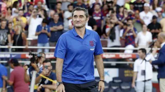 Una foto de Ernesto Valverde durante el Gamper / FCB