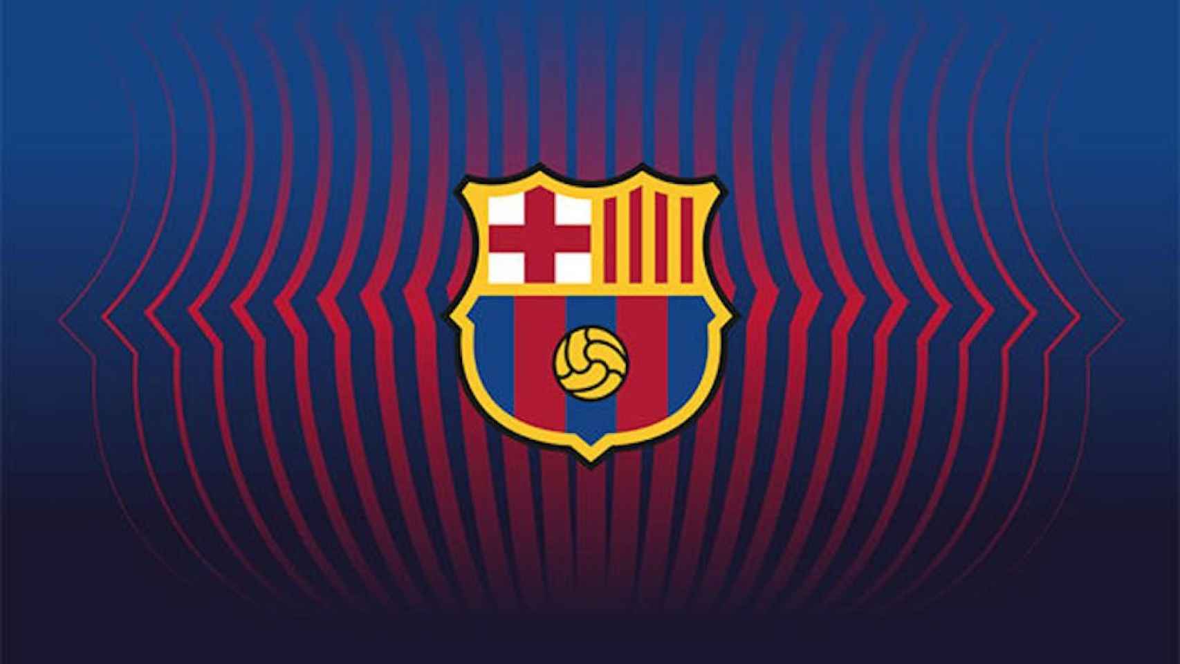 Una foto del nuevo escudo del Barça / FC Barcelona