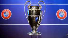 El título de la Champions League, campeonato organizado por la UEFA / EFE