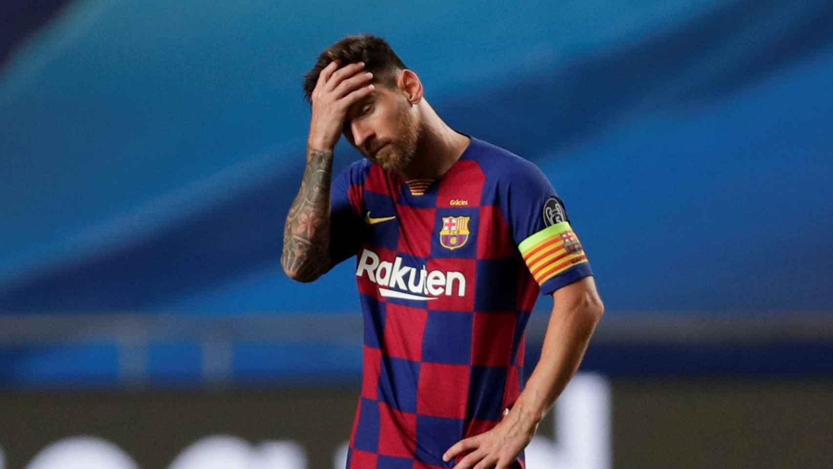 Leo Messi, frustrado en el Barça | EFE