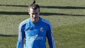 El jugador del Real Madrid Gareth Bale, durante un entrenamiento del equipo / EFE