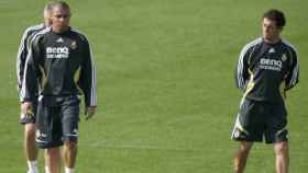 Fabio Capello y Ronaldo Nazario durante un entrenamiento del Real Madrid /REDES