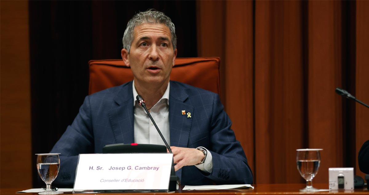 El consejero de Educación de la Generalitat, Josep Gonzàlez-Cambray / TONI ALBIR - EFE