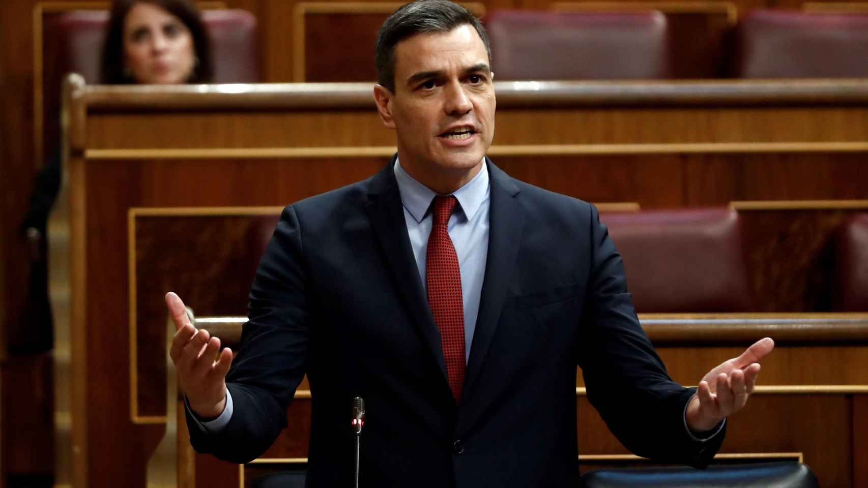 El presidente del Gobierno, Pedro Sánchez, en el Congreso / EP