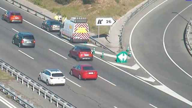 Imagen de un accidente en una vía rápida en Cataluña / SCT