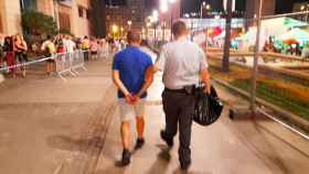 Un detenido en el marco de las celebraciones del Pride 2022 en Barcelona / CG