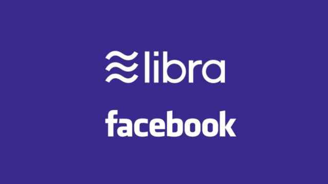 El logo de Libra junto al de Facebook