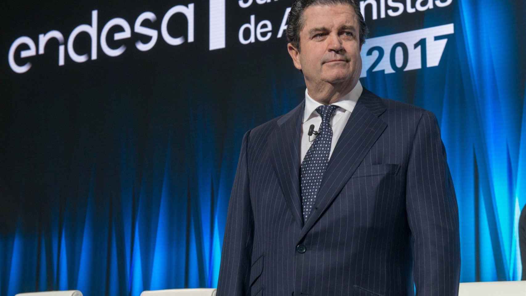 Borja Prado, presidente de Endesa, al inicio de la junta de accionistas de la compañía de 2017 / EUROPA PRESS