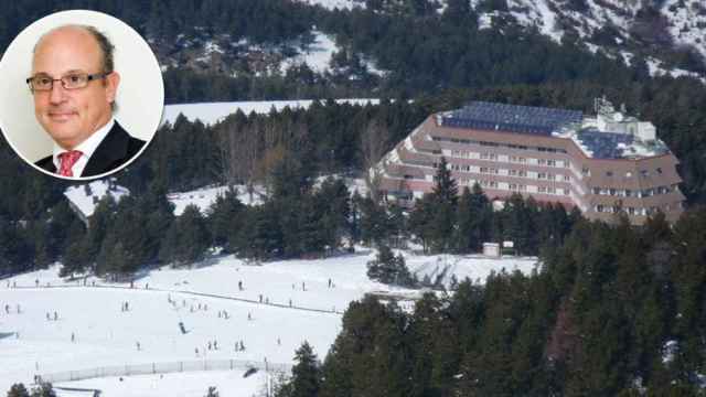 Andrés Escarpenter, consejero delegado del grupo Bosch Aymerich, y uno de los hoteles de La Masella