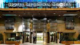 Entrada al Hotel Hesperia de Madrid / CG