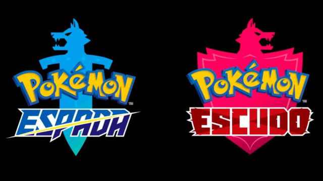 Logotipos de 'Pokémon Españada' y 'Pokémon Escudo' / NINTENDO
