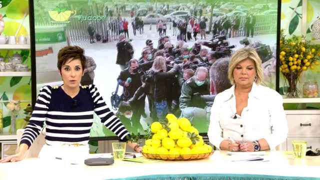 Adela González y Terelu Campos presentan el 'Lemon Tea' /TELECINCO