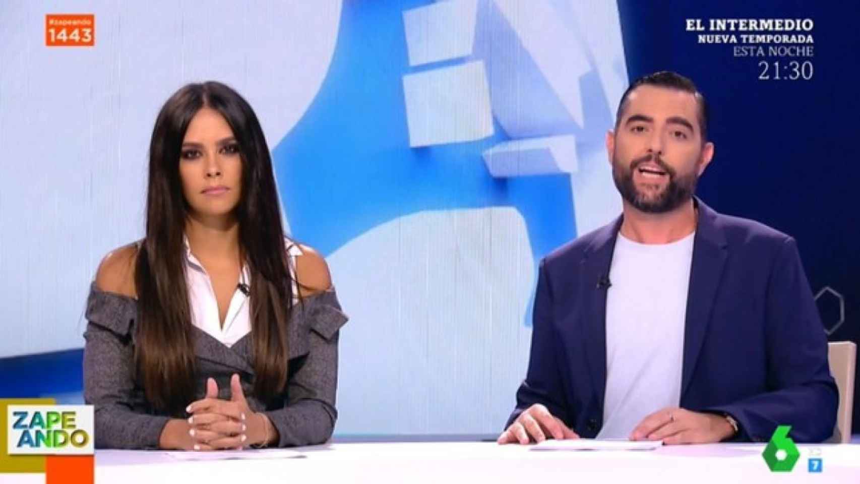 Cristina Pedroche y Dani Mateo en el nuevo 'Zapeando' que no convenció a la audiencia