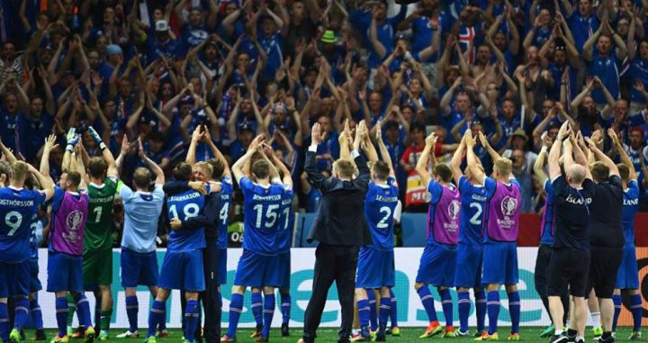 Islandia durante la Eurocopa de 2016 / EFE