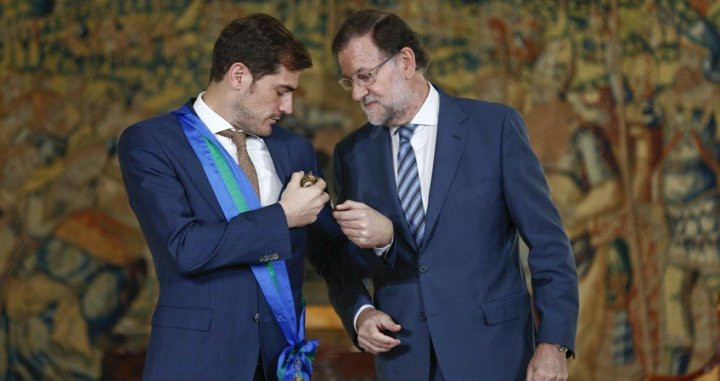 Casillas y Rajoy en una imagen de archivo / EFE