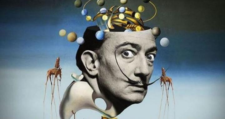 Autorretrato de Salvador Felipe Jacinto Dalí i Domènech, Dalí / DALÍ