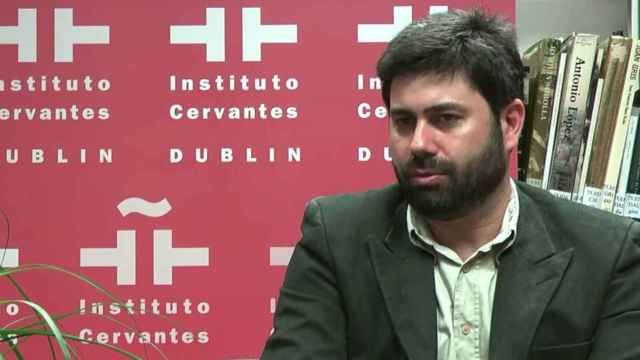 El editor Malcolm Otero Barral, en el Instituto Cervantes de Dublín / INSTITUTO CERVANTES