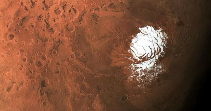 Lago hallado en el planeta Marte / TWITTER