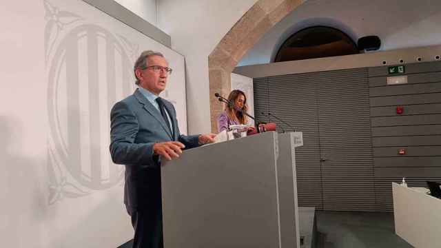 El 'conseller' de Economía, Jaume Giró, pide generosidad a los partidos para aprobar los presupuestos de 2023 / EUROPA PRESS
