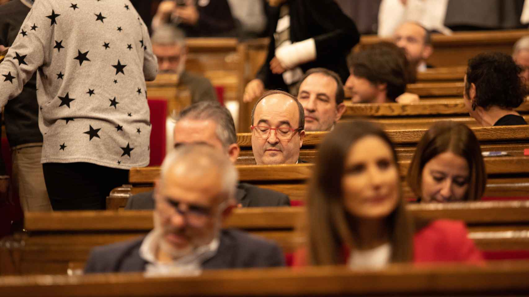 Miembros de Ciudadanos, PSC y PP en el Parlament de Cataluña / EUROPA PRESS