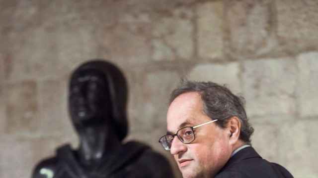 El presidente de la Generalitat, Quim Torra, en el Palau de la Generalitat / EFE