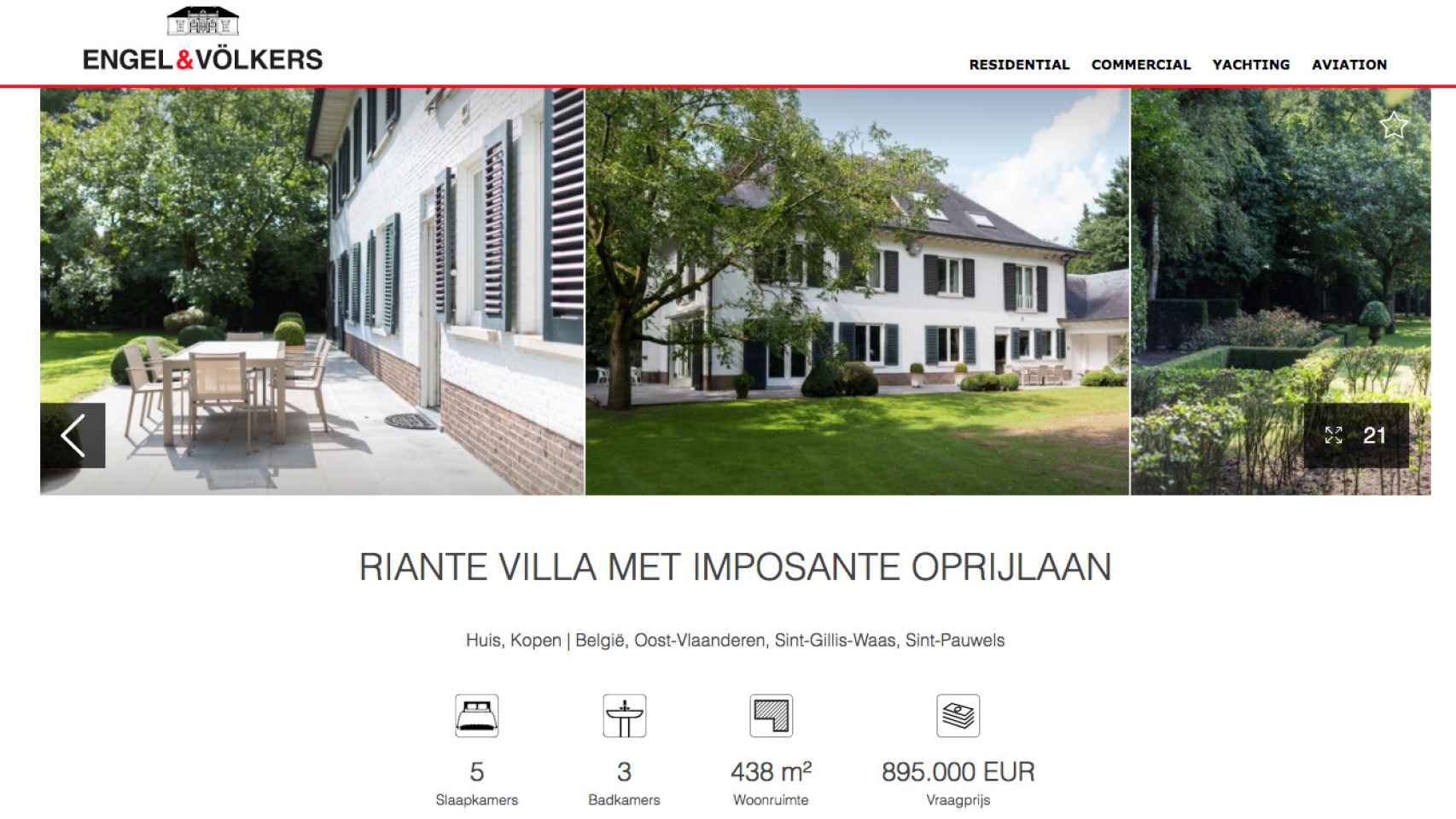 El anuncio de venta de la casa donde Puigdemont pasa las Navidades en Bélgica