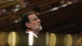 Mariano Rajoy, nuevo presidente del Gobierno, en el Congreso de Diputados el sábado / EFE