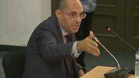El juez Elpidio Silva, durante el juicio contra él