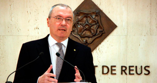 Carles Pellicer, alcalde de Reus, en una comparecencia pública / Cedida