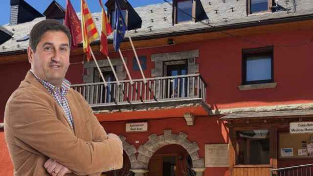 César Ruiz-Canela Nieto, alcalde de Naut Aran / FOTOMONTAJE CG