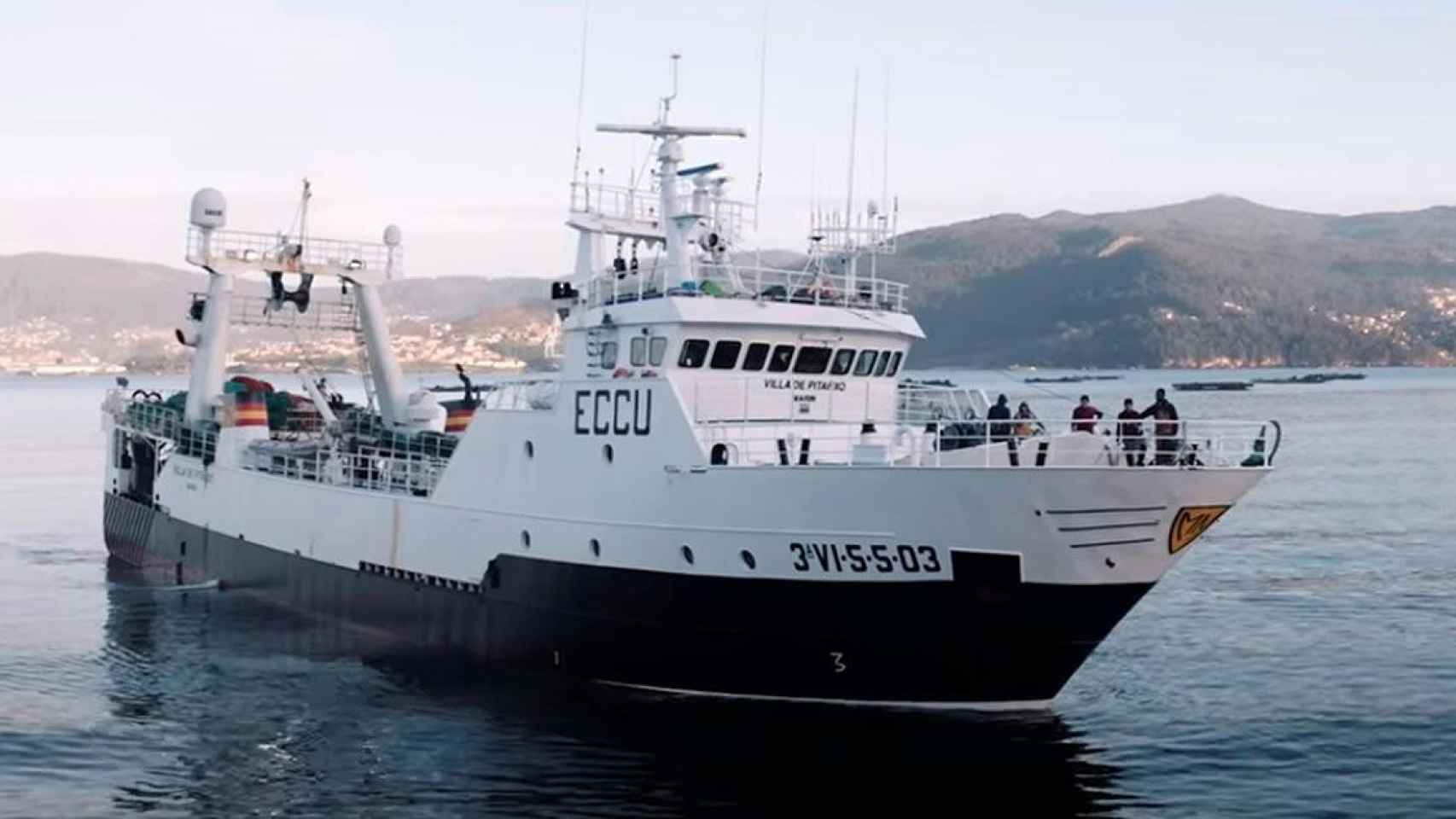 El barco pesquero gallego Villa de Pitanxo del trágico naufragio en aguas de Terranova (Canadá) / Grupo Nores (EFE)