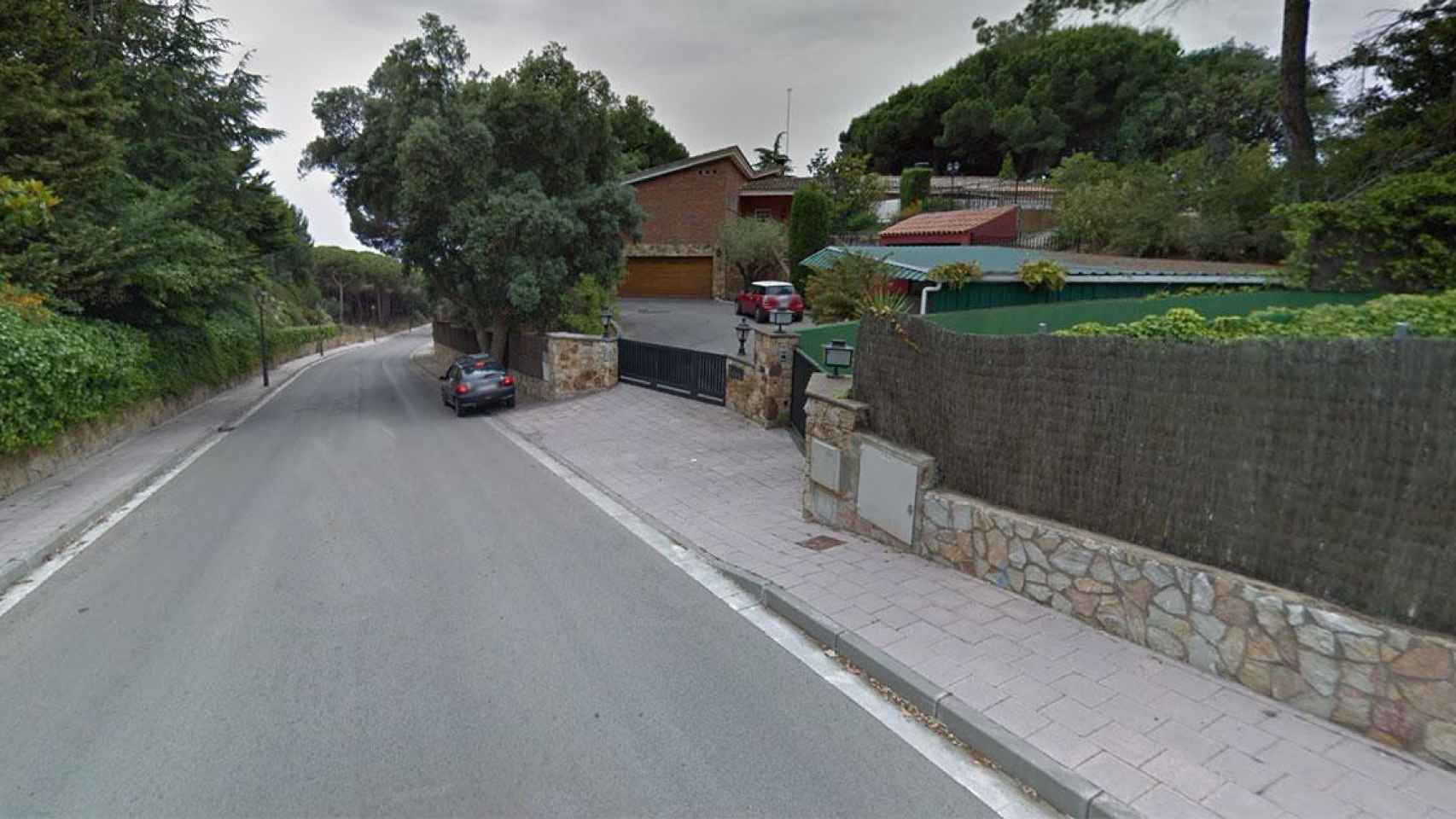 La avenida Rocaferrera de Sant Andreu de Llavaneres, la más cara de Cataluña / GOOGLE MAPS