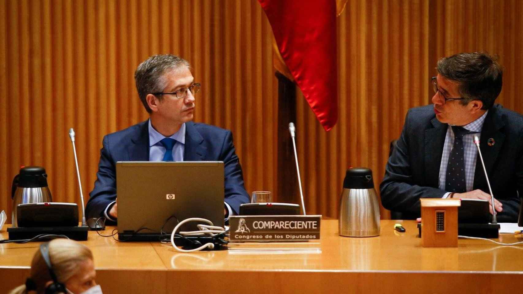 El gobernador del Banco de España, Pablo Hernández de Cos, en su comparecencia ante la Comisión del Congreso para la Reconstrucción / EP