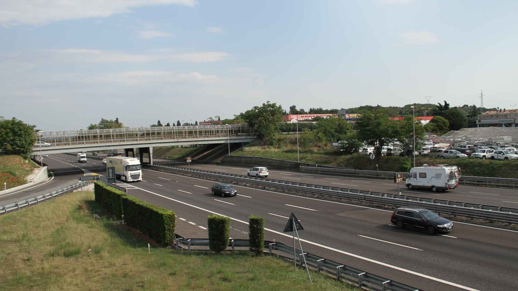 La autopista A4 que conecta Brescia y Padova (Italia), que gestionará Abertis tras la compra del 51,4% de A4 Holding / ABERTIS