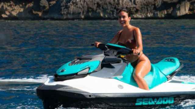 Georgina Rodríguez monta en moto de agua en Mallorca /INSTAGRAM