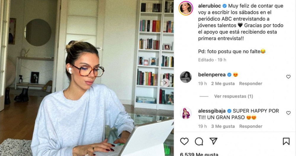 Alejandra Rubio anuncia su nuevo proyecto